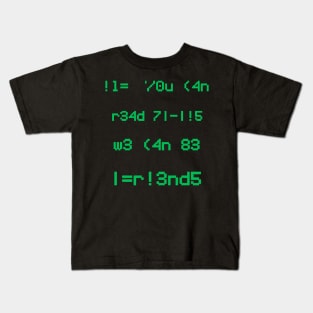 1337-Retro Edition Kids T-Shirt